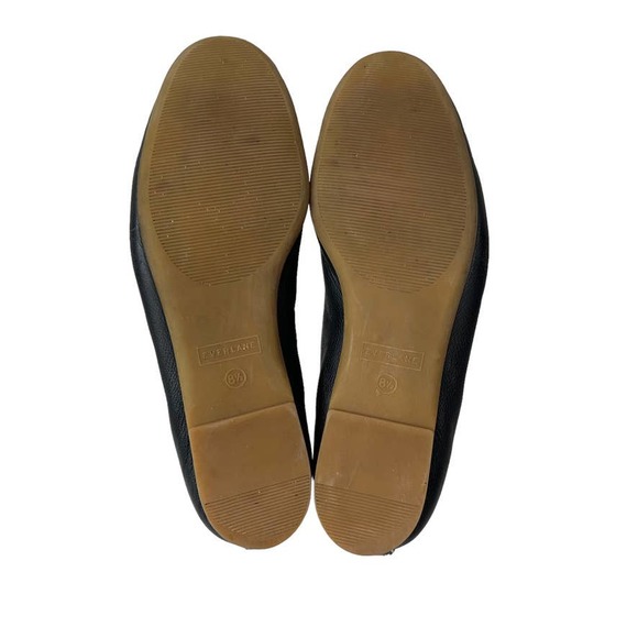 Everlane Women's Black Leather The Day Glove Flats Shoes Size 8.5 Made in Italy - Picture 7 of 8